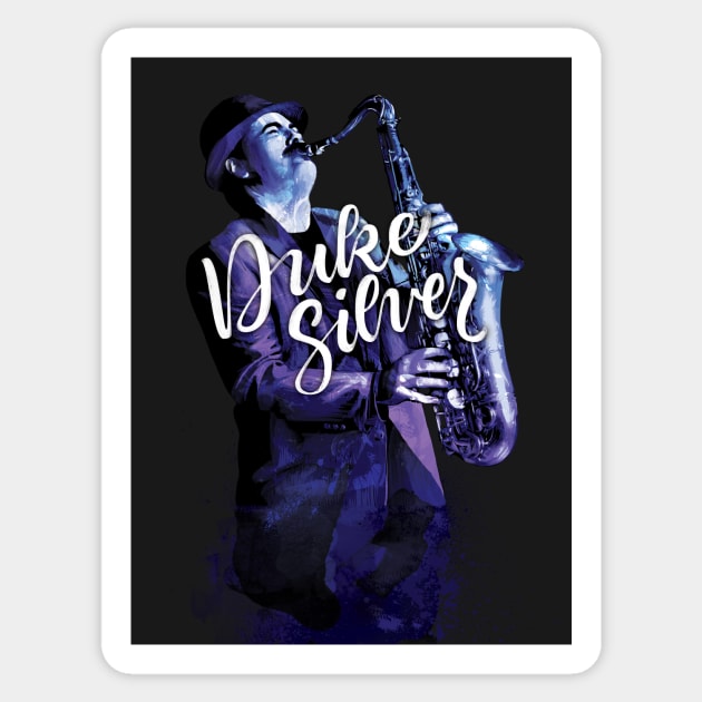 Duke Silver Sticker by polliadesign